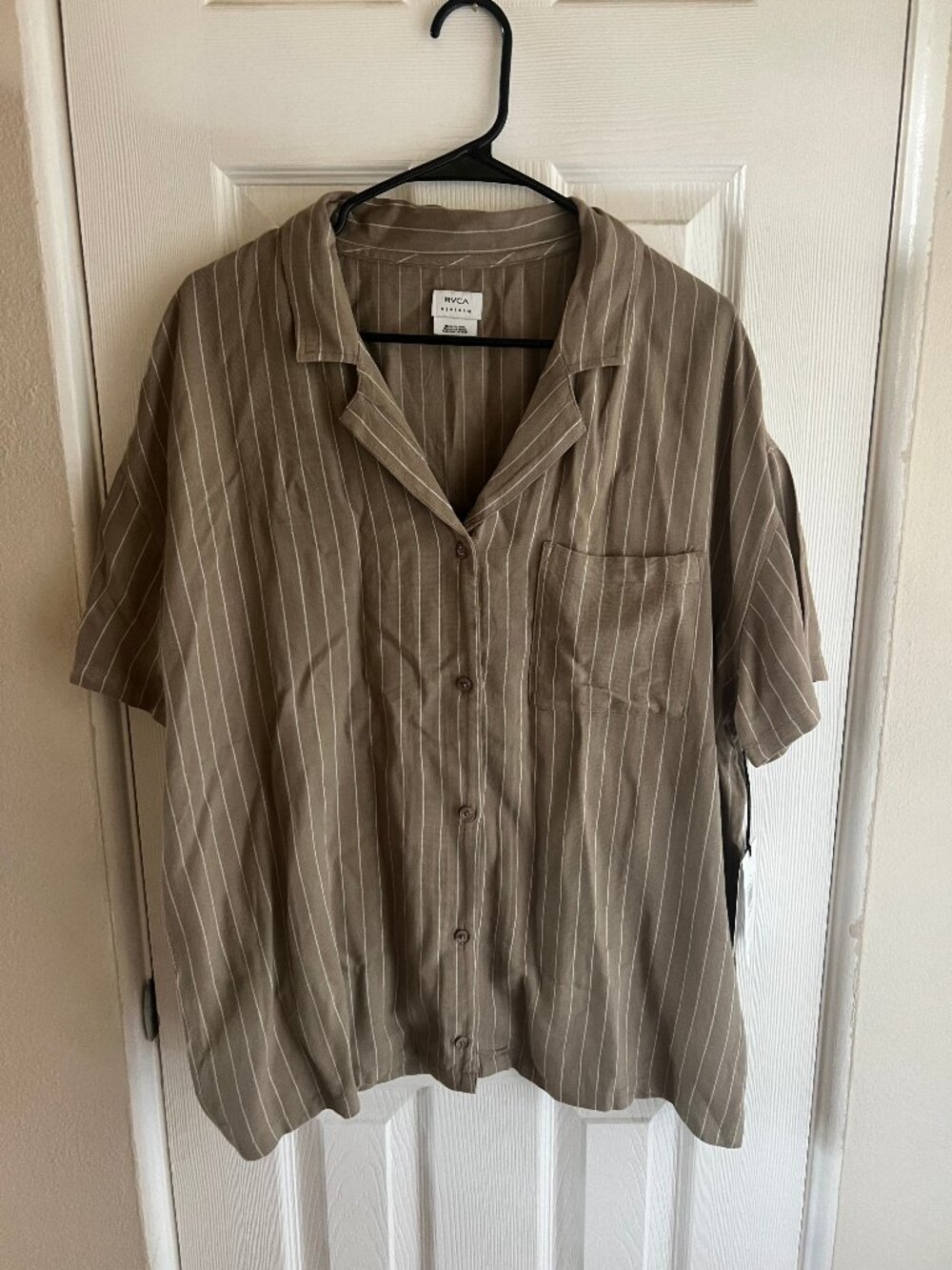 RVCA Mens Mason Button Down Shirt